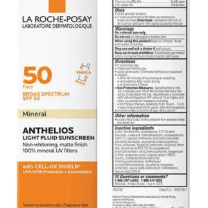 💠La Roche Posay ANTHELIOS MINERAL ZINC OXIDE SUNSCREEN SPF 50 For Face💠